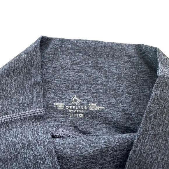 Offline Aerie size Small Blue Heather The Hugger Hi Rise Leggings Side Pockets - Picture 5 of 5